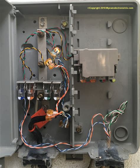 outside telephone junction box|outside phone box wiring diagram.